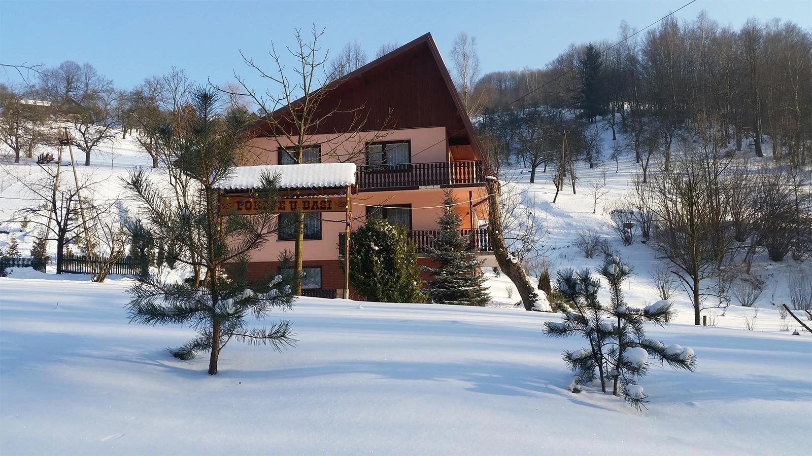 Agroturystyka U Basi zimą