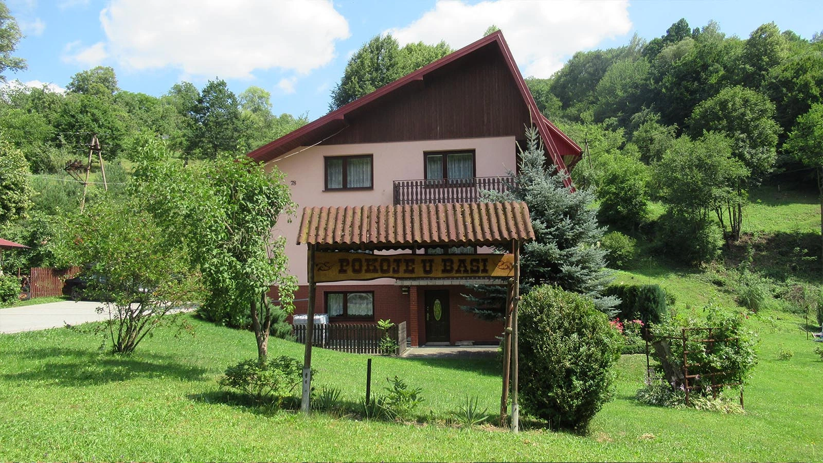 Gospodarstwo U Basi latem